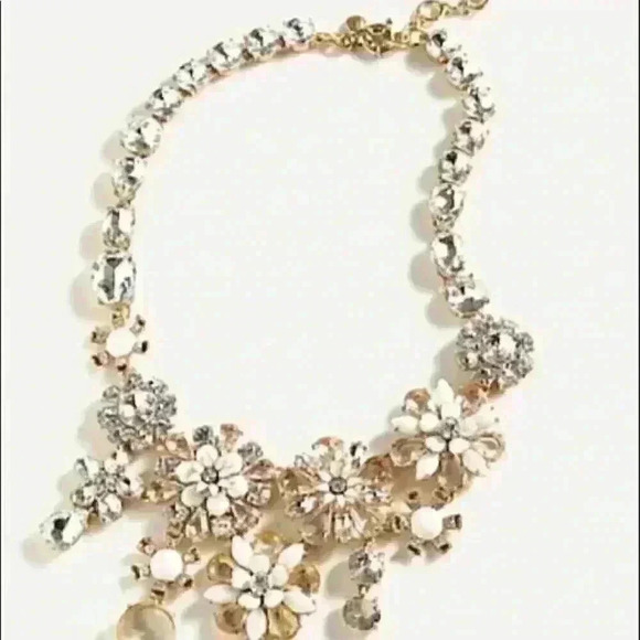 J Crew New Flower Boom Statement Necklace - Picture 3 of 11